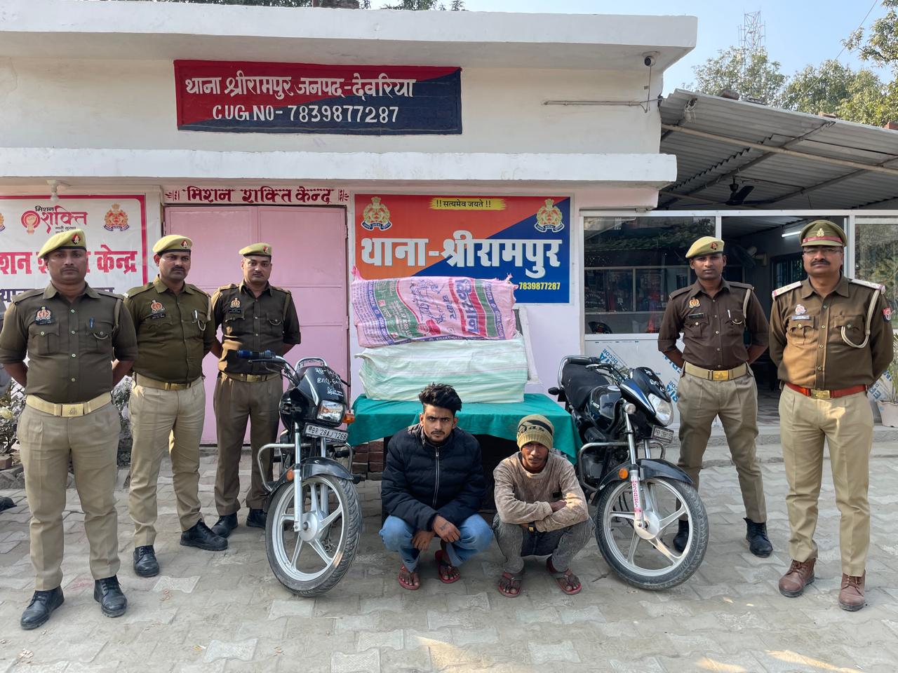 आपरेशन प्रहार के तहत बिहार में शराब ले जा रहे दो युवक गिरफ्तार