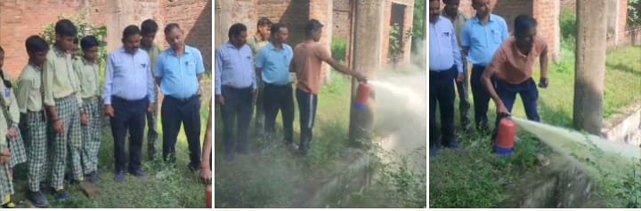 आग से डरना नहीं, उससे लड़ना सीखें: विद्यार्थियों को अग्निशमन विभाग ने दी जानकारी
